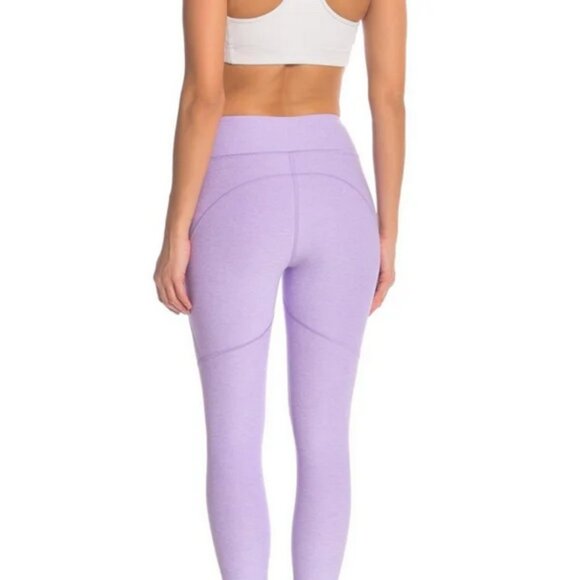 Outdoor Voices mauve and purple high rise 7/8 length warmup leggings size medium - Picture 1 of 4